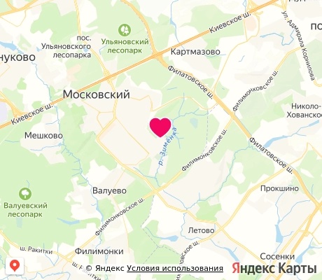 На карте