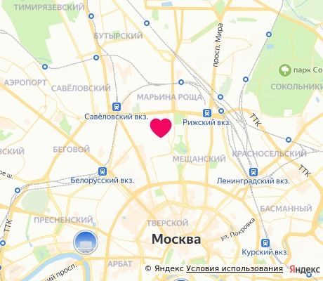 На карте