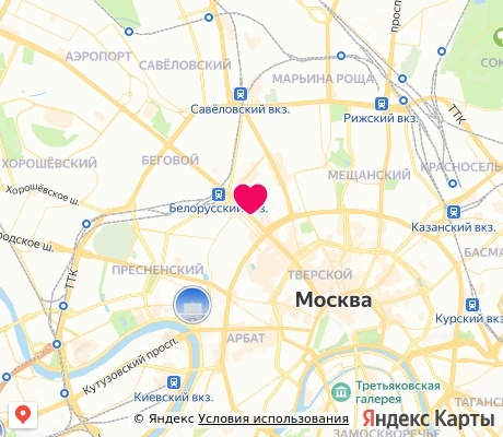 На карте