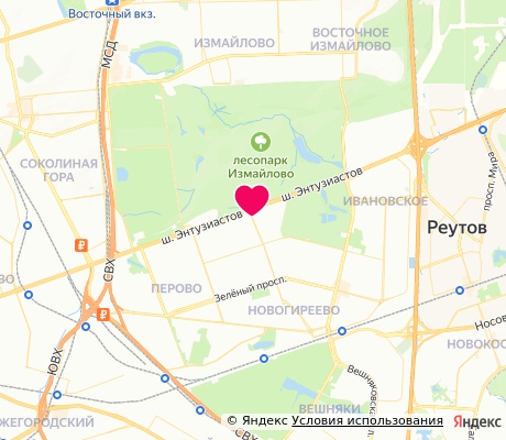 На карте