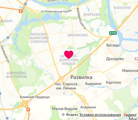 На карте