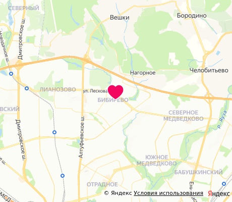 На карте