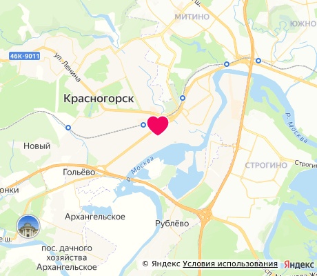 На карте