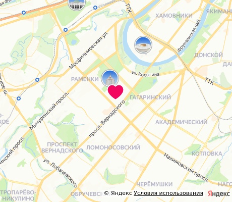 На карте