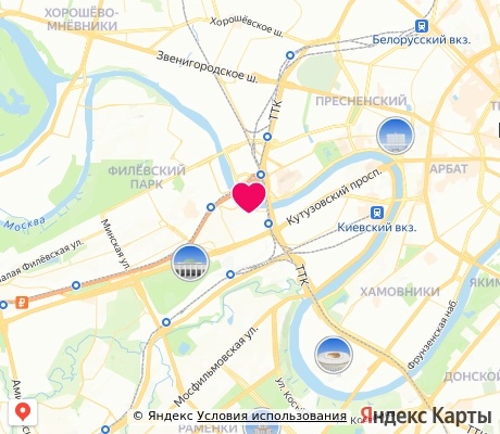 На карте