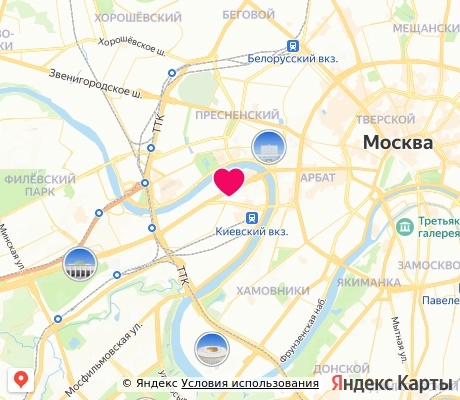 На карте