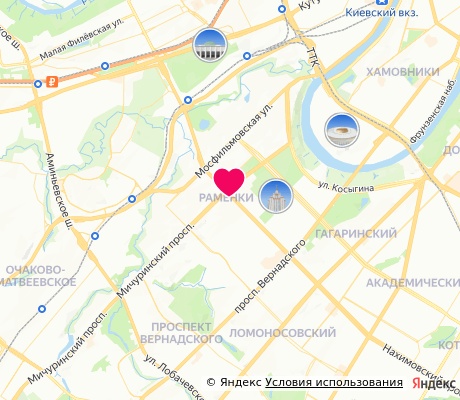 На карте