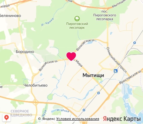 На карте