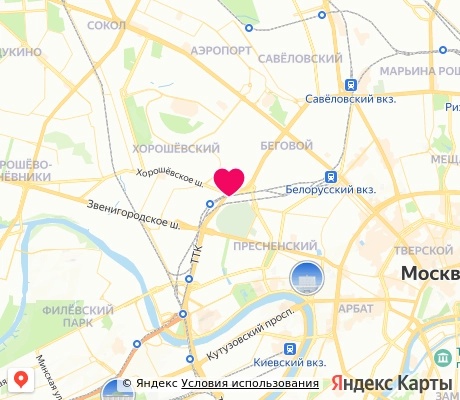На карте