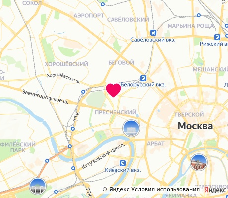 На карте