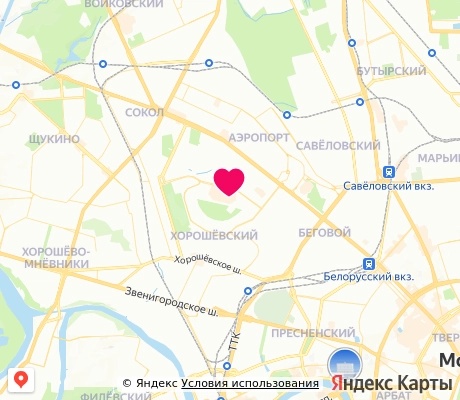 На карте