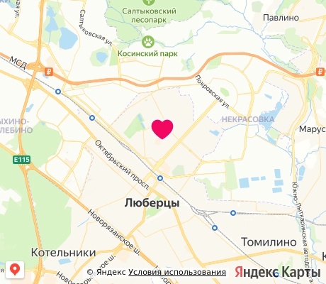На карте