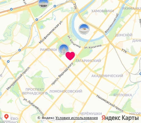На карте