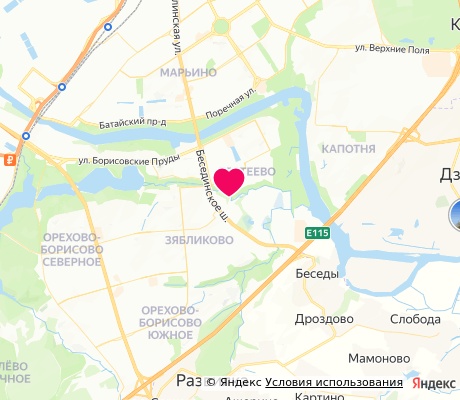 На карте