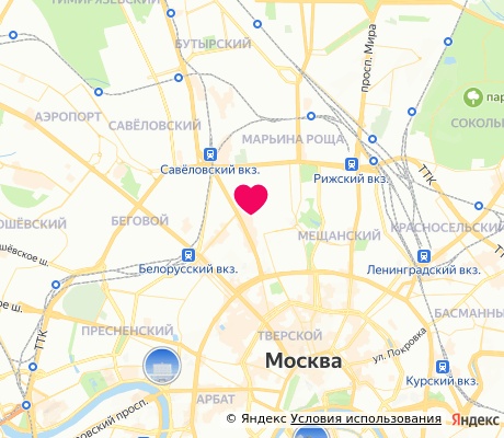 На карте