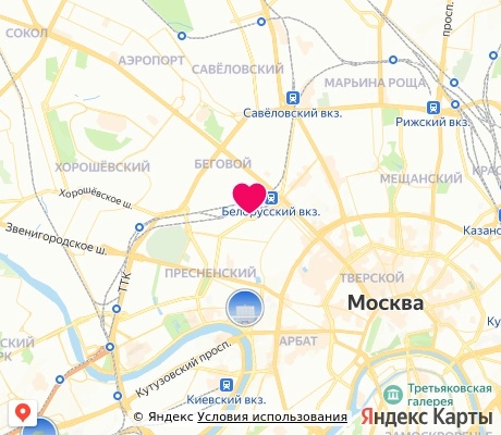 На карте