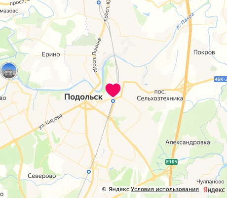 На карте
