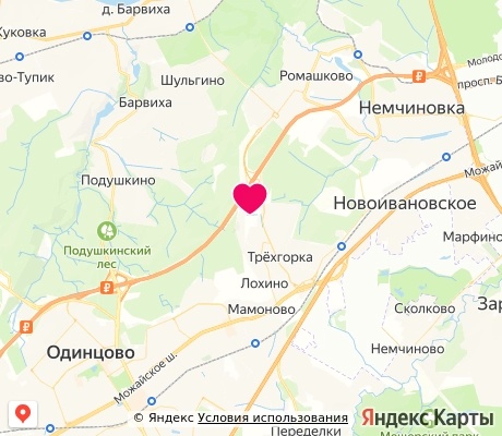 На карте