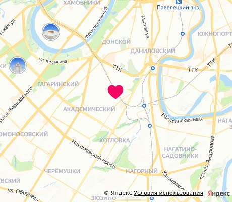 На карте
