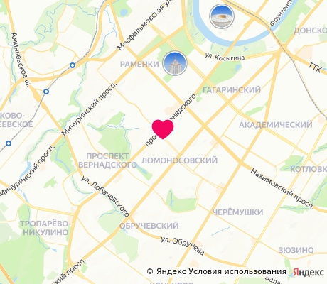 На карте