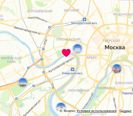 На карте