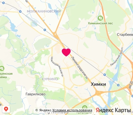 На карте