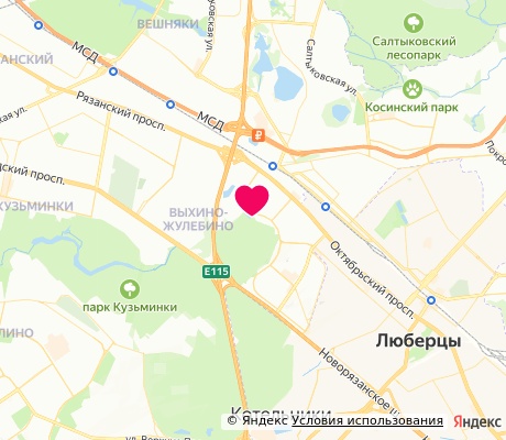 На карте