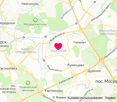 На карте