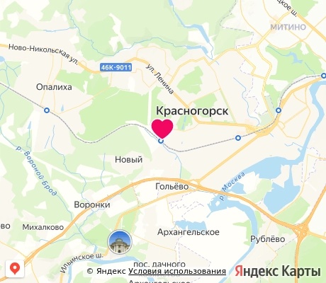 На карте