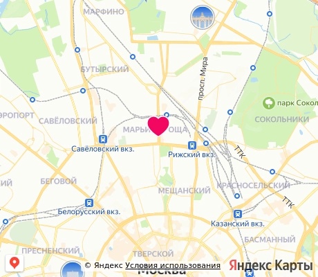На карте