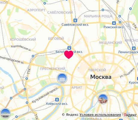 На карте