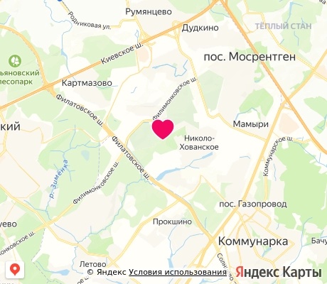 На карте