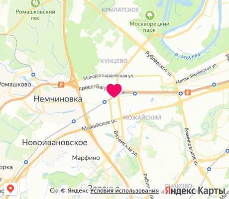 На карте