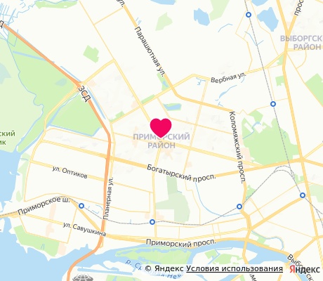 На карте