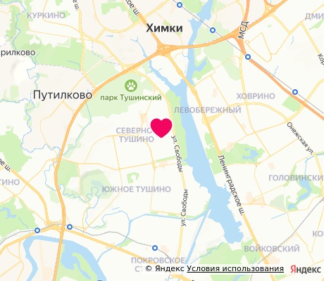 На карте