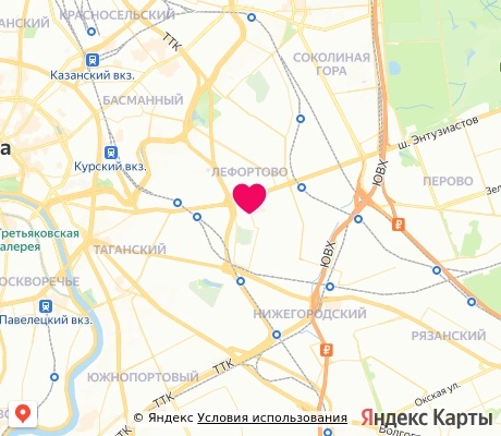На карте
