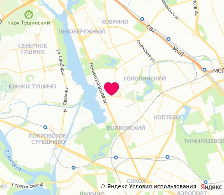 На карте