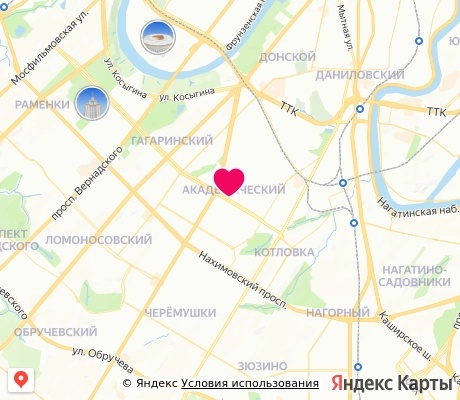 На карте