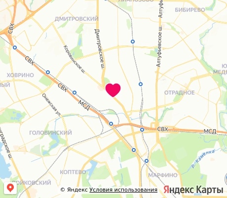 На карте
