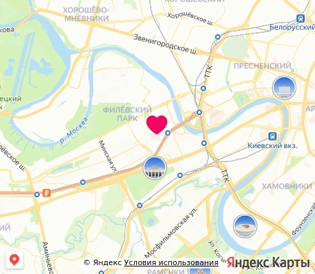 На карте