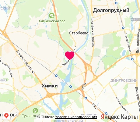 На карте