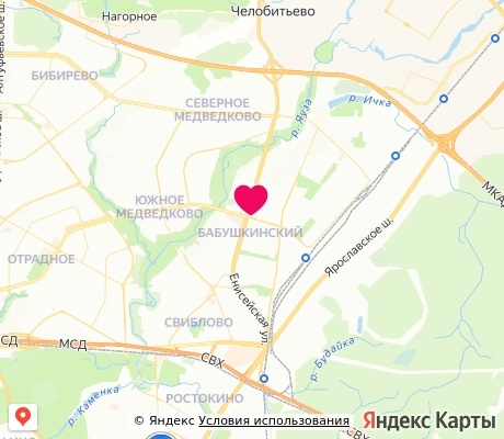 На карте