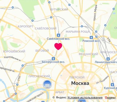 На карте