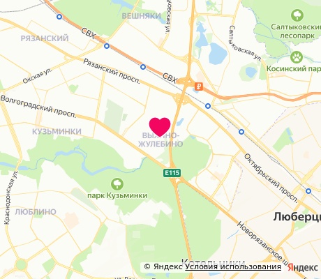 На карте