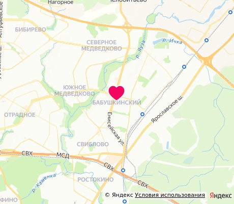 На карте
