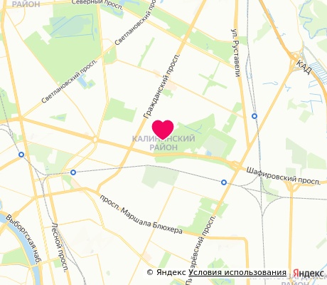 На карте