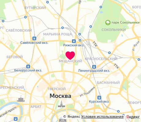 На карте