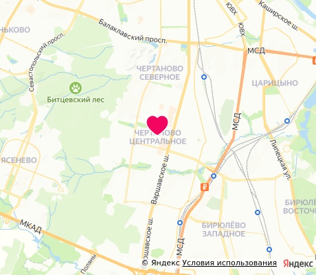 На карте