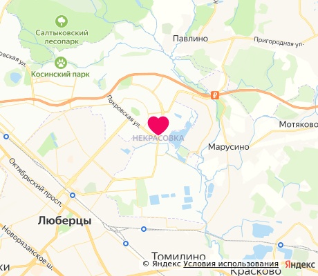 На карте