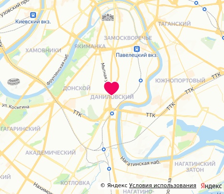 На карте